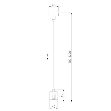 Подвесное крепление для шинопровода Elektrostandard Esthetic Magnetic 85157/00-8