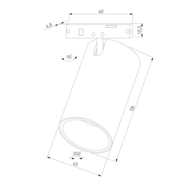 Трековый светильник Elektrostandard Mini Magnetic 85159/01-7