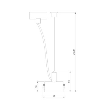 Подвесное крепление Elektrostandard Module System 85184/00-3