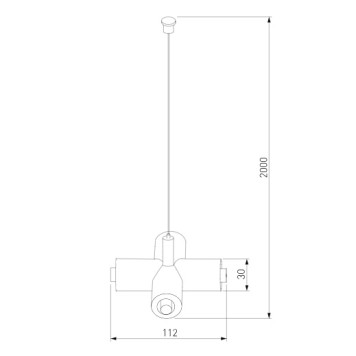 X-образное подвесное крепление Elektrostandard Module System 85190/00-2