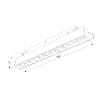 Трековый светильник Elektrostandard Slim Magnetic 85192/01-4
