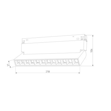 Трековый светильник Elektrostandard Slim Magnetic 85195/01-7