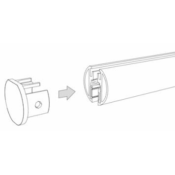 Заглушка Elektrostandard Mini Magnetic Round 85202/00-2