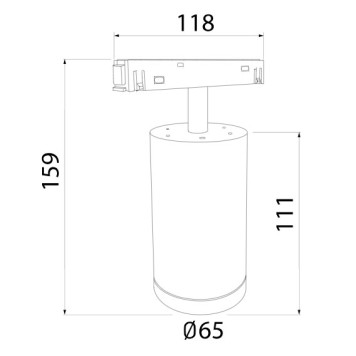 Трековый светильник Elektrostandard Slim Magnetic 85506/01 Black-3