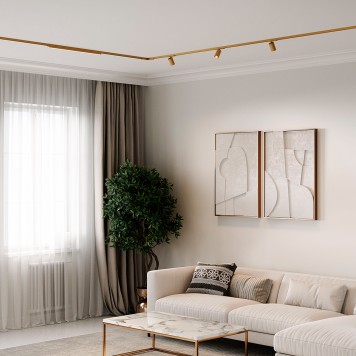 Трековый светильник Elektrostandard Line Magnetic 85529/01 Brass-2