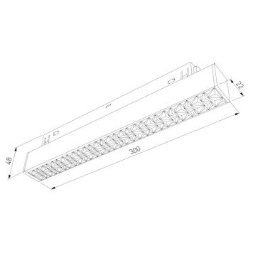 Трековый светильник Elektrostandard Slim Magnetic 85530/01-3