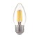 Светодиодная лампа филаментная свеча Elektrostandard E27 9W (соответствует 70 Вт) 1000Lm 3300К (теплый белый) BLE2733