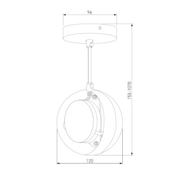 Люстра Elektrostandard DLN050 GX53 Gold-2