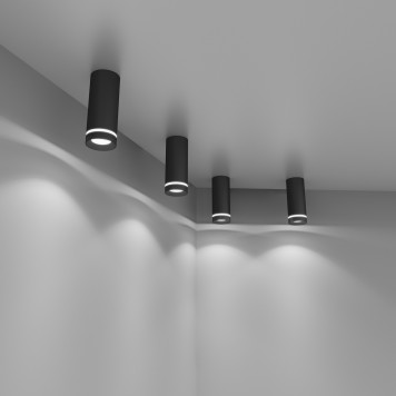 Светильник точечный Elektrostandard DLR022 12W 4200K Black-1