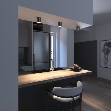 Светильник точечный Elektrostandard DLR024 6W 4200K Black Pearl-5