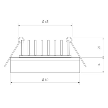 Светильник точечный Elektrostandard DSKR80 5W 3300K Black-3