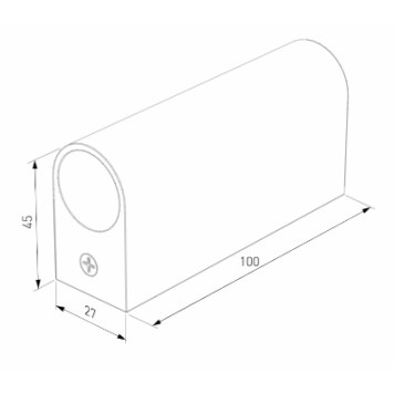 Накладное крепление Elektrostandard Full light FL 28101 Black-4