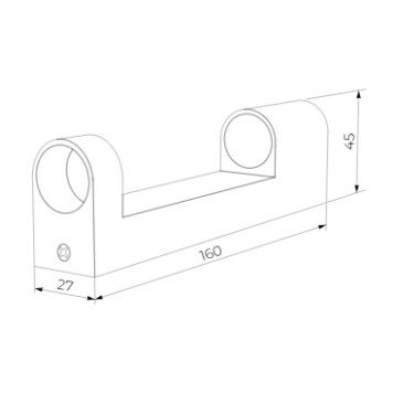 Накладное крепление Elektrostandard Full light FL 28161 Black-3