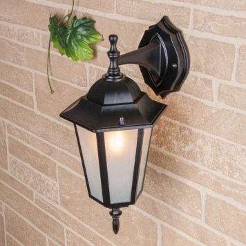 Уличный настенный светильник Elektrostandard GL 1004D Black