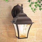 Уличный настенный светильник Elektrostandard Apus GL 1009D Brown