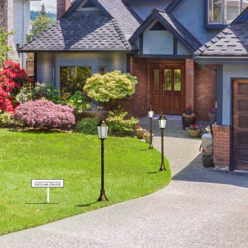 Уличный фонарь Elektrostandard GL 1014F Black Gold-2