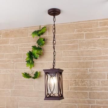 Уличный потолочный светильник Elektrostandard Spica H GL 1026H Coffee-2