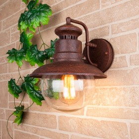 Уличный настенный светильник Elektrostandard Talli D GL 3002D Brown Уличный настенный светильник Elektrostandard Talli D GL 3002D Brown