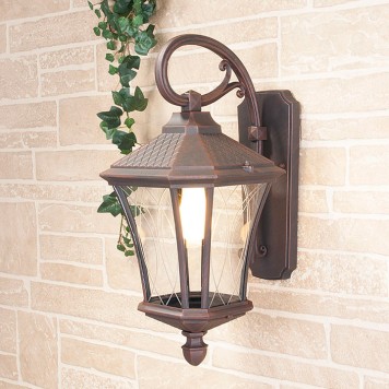 Уличный настенный светильник Elektrostandard Virgo GLXT-1450D Brown