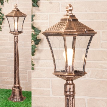 Уличный фонарь Elektrostandard Virgo GLXT-1450F Black Gold-2