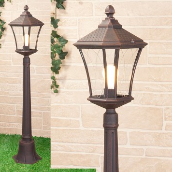 Уличный фонарь Elektrostandard Virgo GLXT-1450F Brown-1