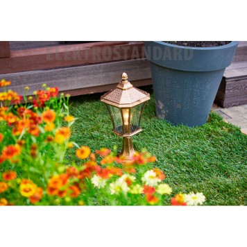 Уличный фонарь Elektrostandard Virgo GLXT-1450S Black Gold-1