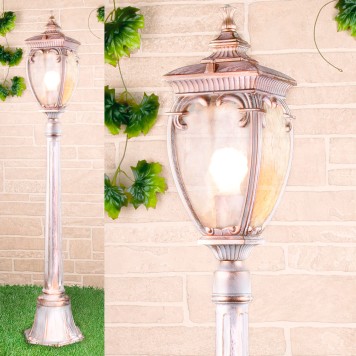 Уличный фонарь Elektrostandard Andromeda GLYF-8024F White Gold-1