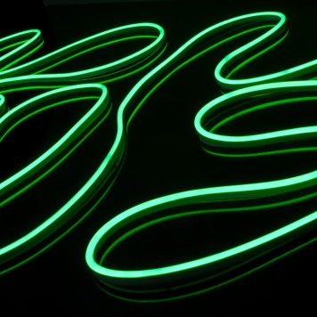 Гибкий неон 220V 9,6W 120Led 2835 IP67 Elektrostandard LS001 220V Green-4