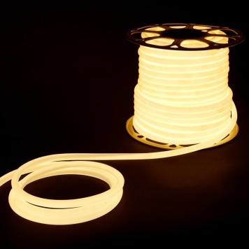 Гибкий неон 220V 9,6W 144Led 2835 IP67 Elektrostandard LS003 220V 4200K-3
