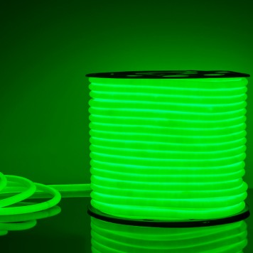 Гибкий неон 220V 9,6W 144Led 2835 IP67 Elektrostandard LS003 220V Green