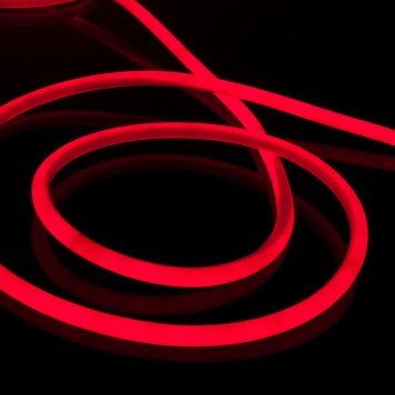 Гибкий неон 220V 9,6W 144Led 2835 IP67 Elektrostandard LS003 220V Red-4
