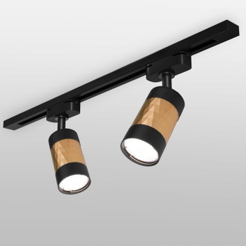 Трековый светильник Elektrostandard Mizar GU10 MRL 1007 Black Gold-5