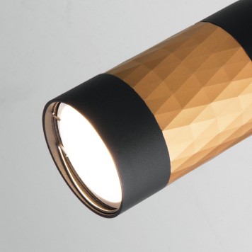 Трековый светильник Elektrostandard Mizar GU10 MRL 1007 Black Gold-6