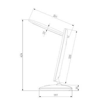 Лампа настольная Elektrostandard Saturn TL80930 White-1