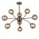 Светильник потолочный Escada Infinity 10164/9PL Copper