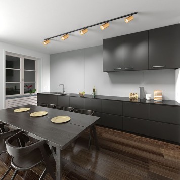 Трековый светильник Escada 20001TRA/01 BR-1