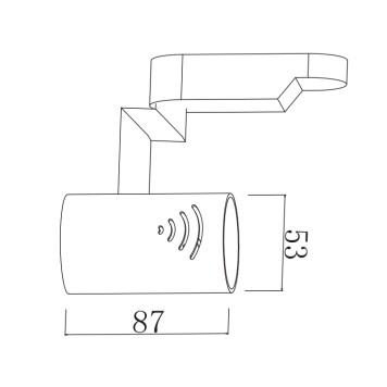 Трековый светильник Escada 20001TRA/02LED SBK-1