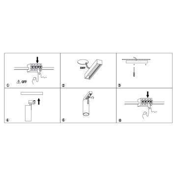 Трековый светильник Escada 20001TRA/02LED SBK-2