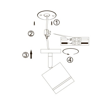 Светильник точечный Escada 20009SMA/02LED SBK-2