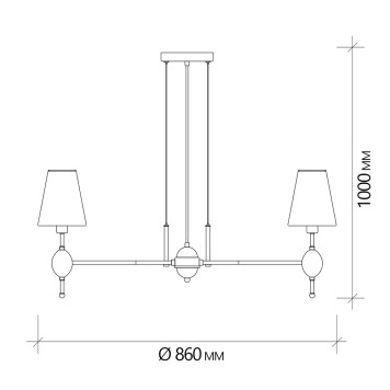 Люстра Escada Elegy 2106/8S-5