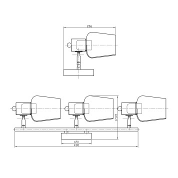 Спот Escada Woody 691/3P-5