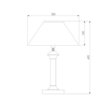 Лампа настольная Eurosvet Majorka 008/1T MRD-2