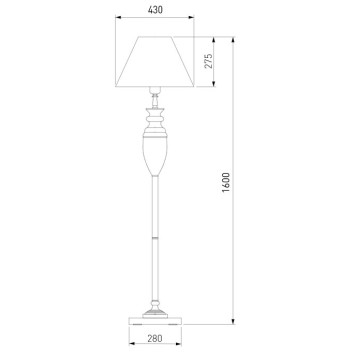 Торшер Eurosvet Majorka 009-4