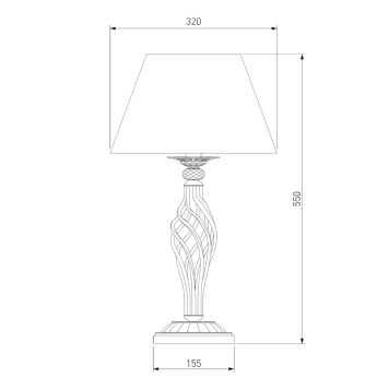 Лампа настольная Eurosvet Selesta 01002/1 Bronze-6