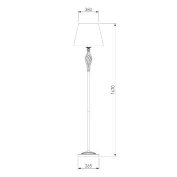 Торшер Eurosvet Selesta 01003/1 White-3