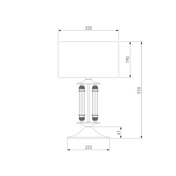 Лампа настольная Eurosvet Adagio 01045/1-3