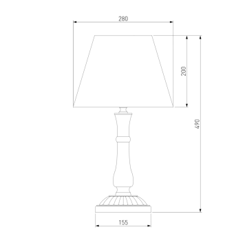Лампа настольная Eurosvet London 01060/1-5