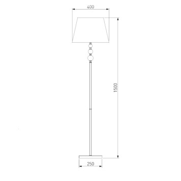 Торшер Eurosvet Sortino 01072/1 Chrome-3