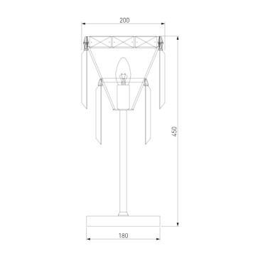 Лампа настольная Eurosvet Elegante 01136/1 Chrome-3