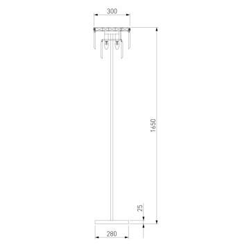 Торшер Eurosvet Elegante 01137/3 Chrome-3